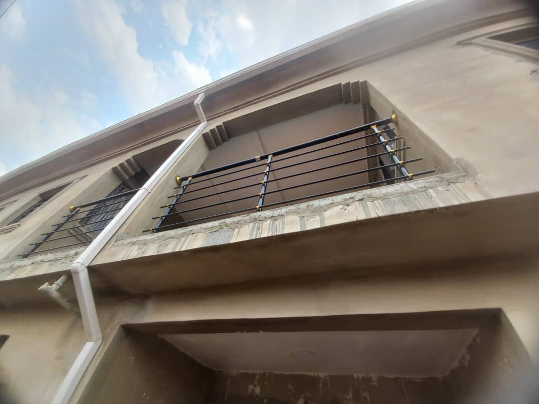 Apartment complex with aluminium balconies